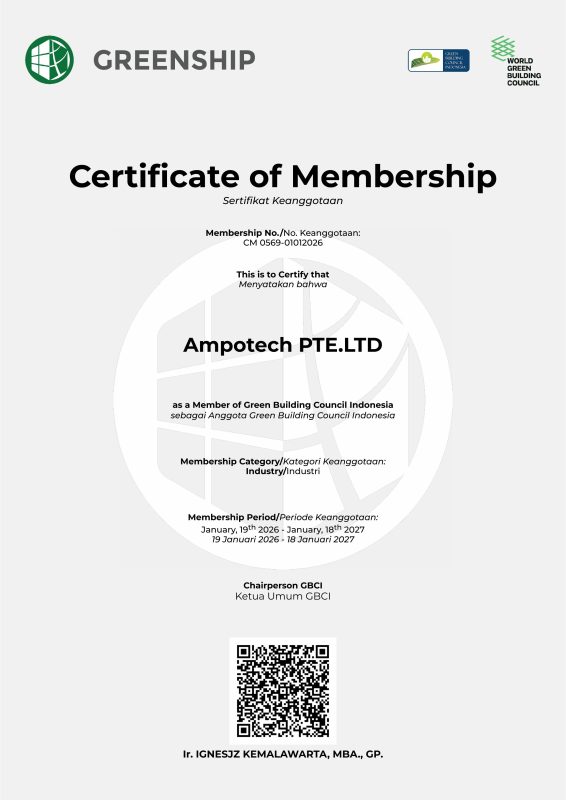 Ampotech bergabung dengan Green Building Council Indonesia